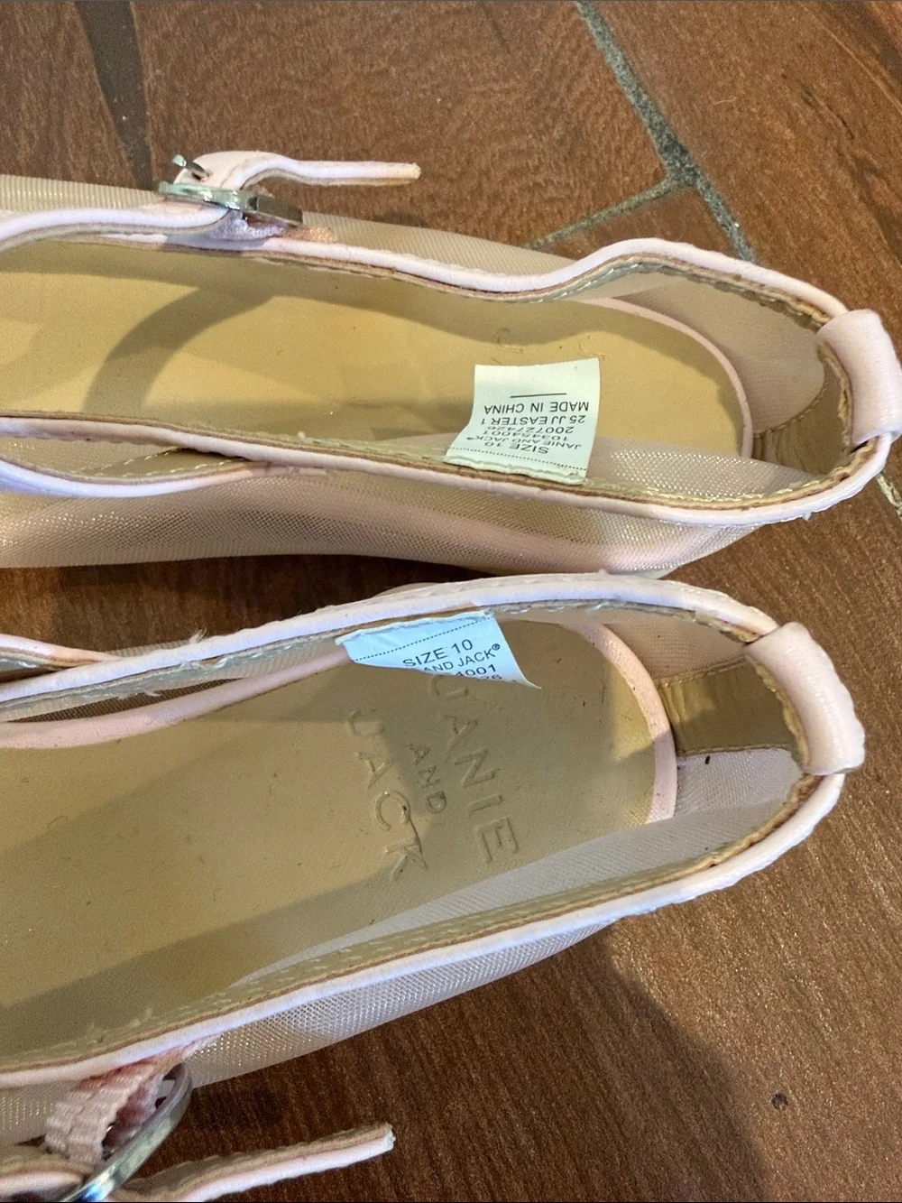 Janie and Jack Light Pink Mary Jane Dress Flats